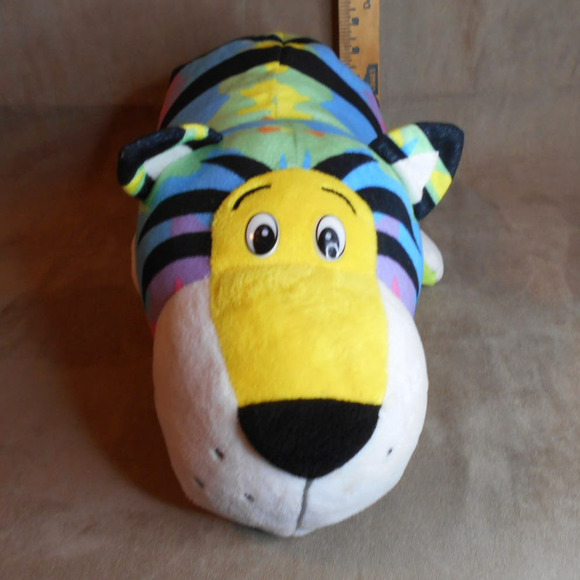 Flip a Zoo Toby Turtle & Gildy Tiger 2-in-1 Plush Large 16" FlipAZoo - Picture 8 of 13